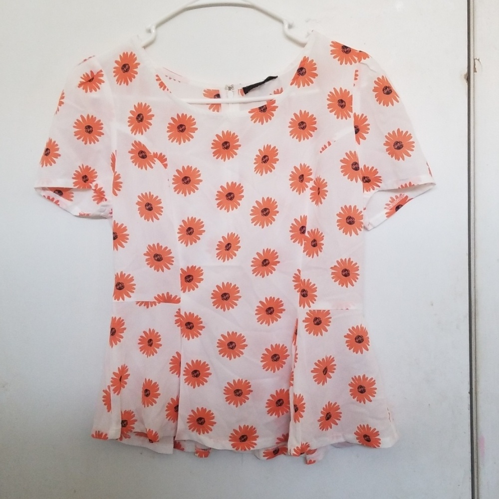 Peplum Daisy Blouse